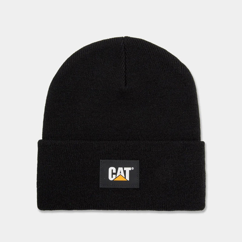 CAT LABEL CUFF BEANIE