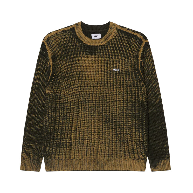 OBEY SPRAY EFFECT SWEATER