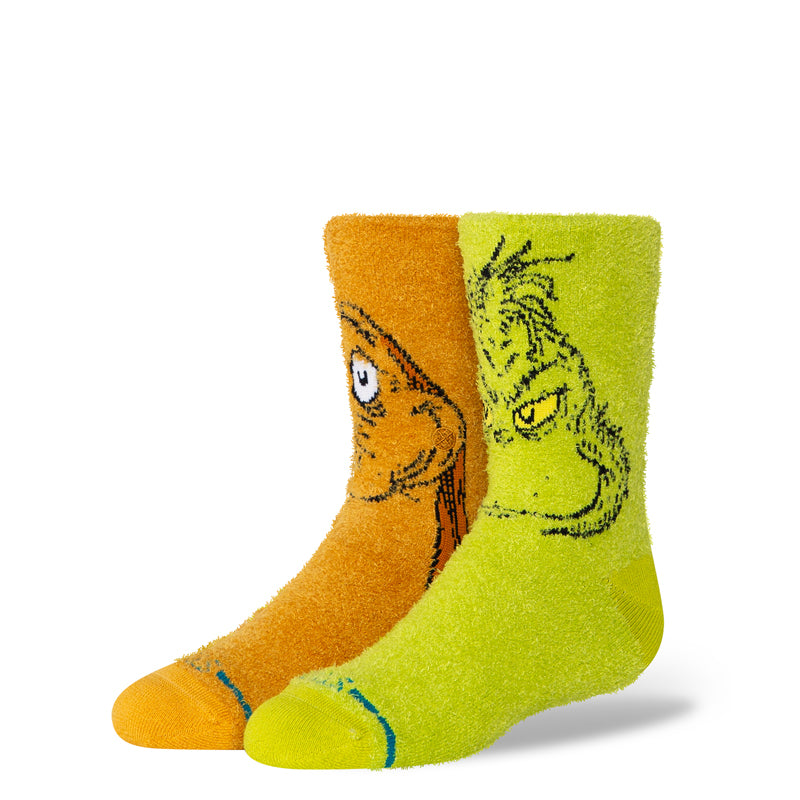 STANCE GRINCH AND MAX KIDS SOCKS