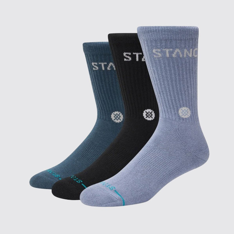 STANCE ORIGIN 3 PACK CREW SOCKS