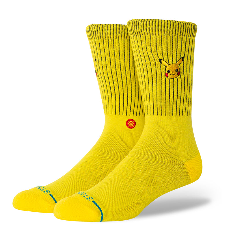 STANCE PIKACHU CREW SOCKS