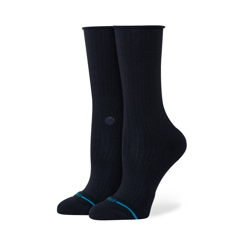 STANCE ROLLED SOLID CREW SOCKS