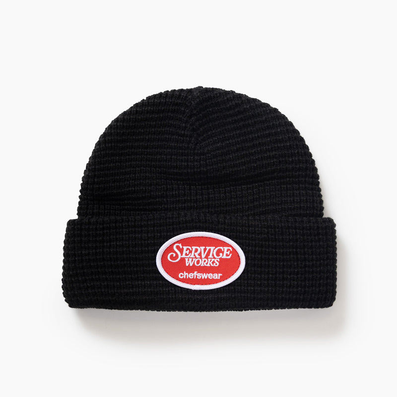 SERVICE WORKS WAFFLE PATCH BEANIE