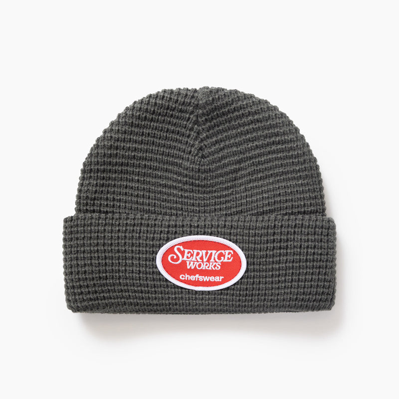 SERVICE WORKS WAFFLE PATCH BEANIE