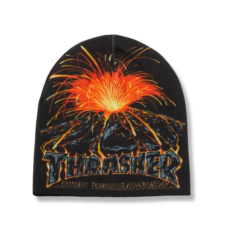 HUF X THRASHER MELTDOWN REVERSIBLE BEANIE
