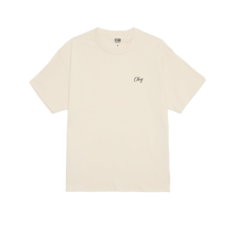 OBEY PAPER ROSE TEE
