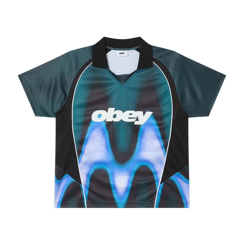 OBEY BLURRED SOCCER JERSEY TEE