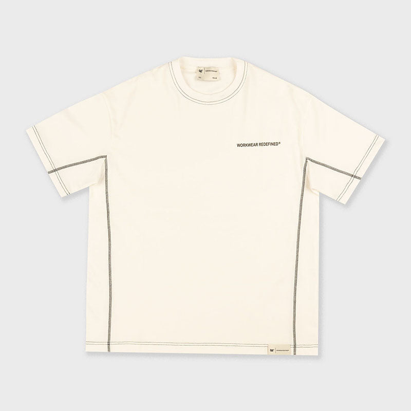 CAT WORKWEAR REDEFINED CONTRAST STITCH T-SHIRT