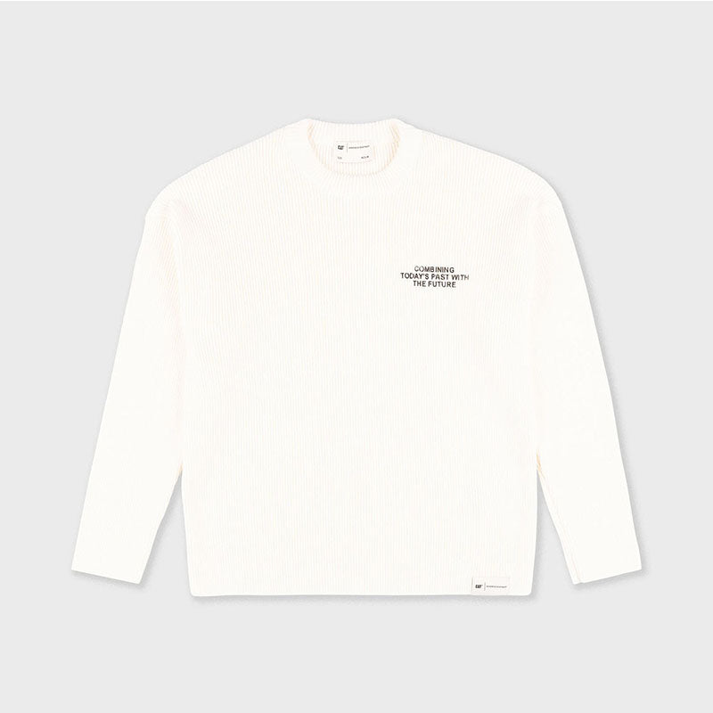 CAT PAST AND FUTURE COTTON CREWNECK