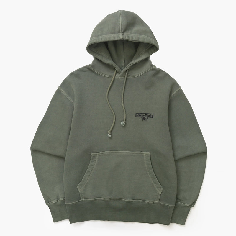 SERVICE WORKS LOOPBACK TRADEMARK HOODIE