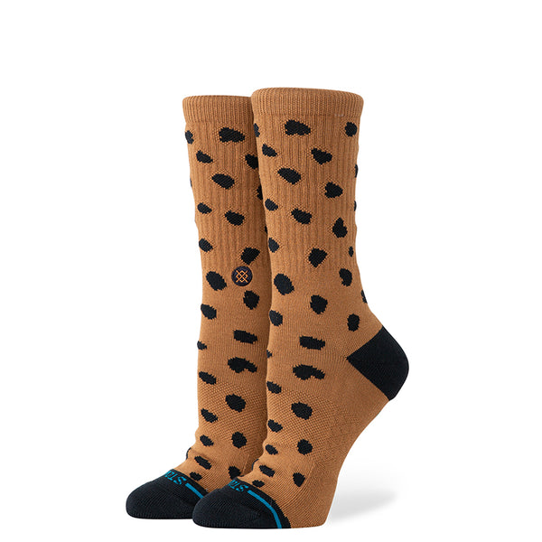STANCE LEOPARD CREW SOCKS