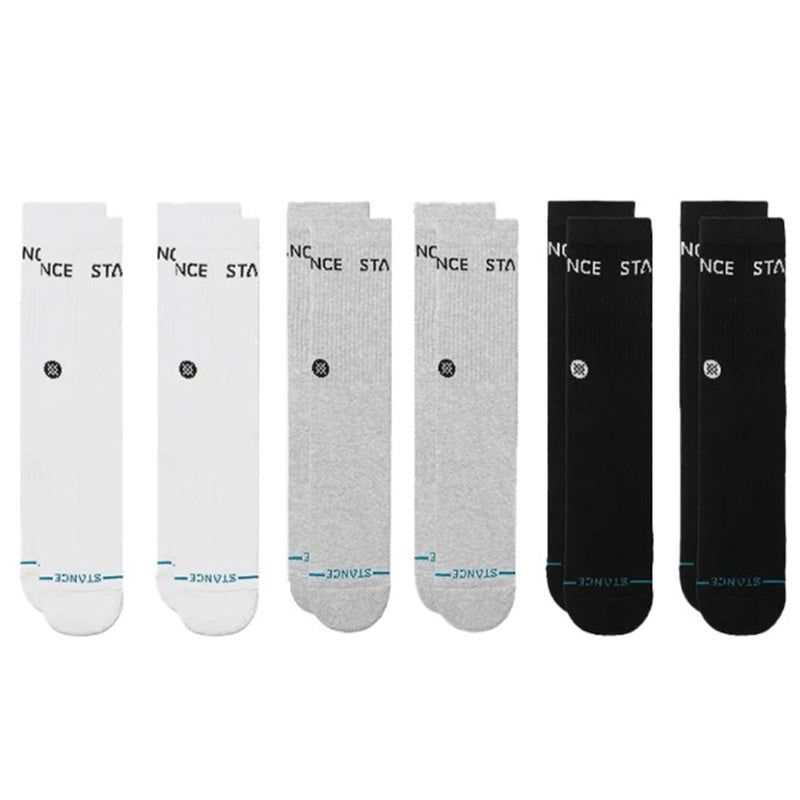 STANCE ORIGIN 6 PACK CREW SOCKS