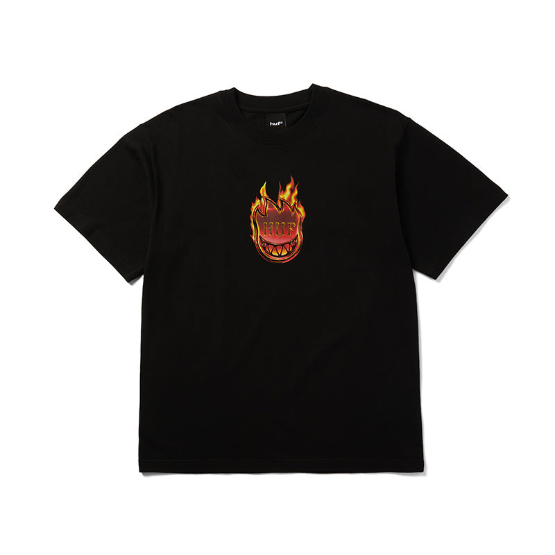 HUF X SPITFIRE FLAME GALAXIES SS TEE