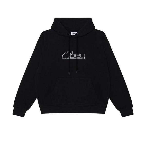 OBEY CHROME HOOD FLEECE