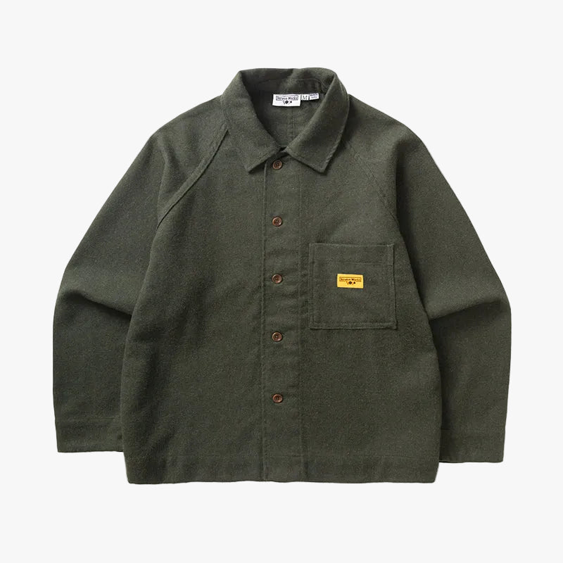 SERVICE WORKS FLANNEL FRONT OF HOUSE OVERSHIRT