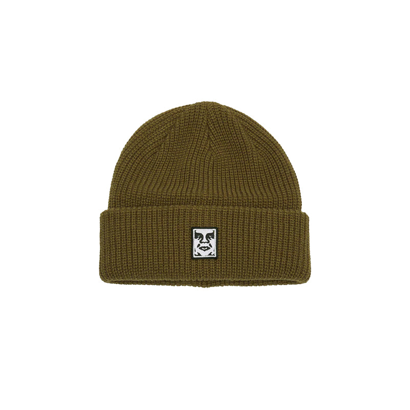 OBEY MID ICON PATCH CUFF BEANIE