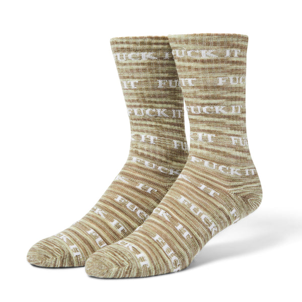 HUF FUCK IT MARLED SOCKS