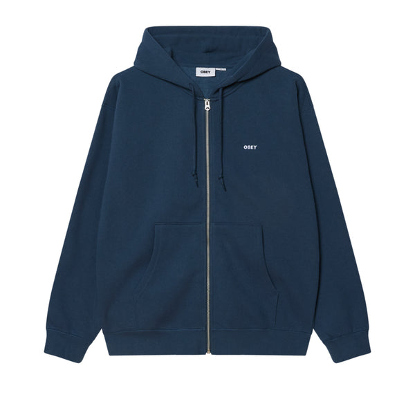 OBEY ESTABLISHED WORKS BOLD ZIP HOOD II FLEECE