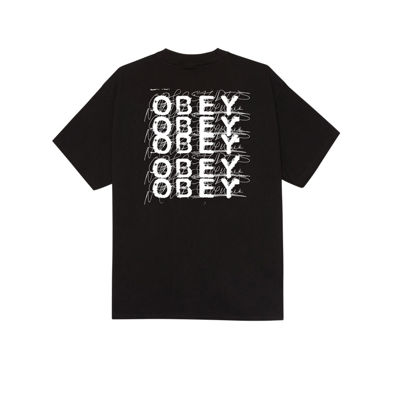 OBEY SCRIBBLE CLASSIC TEE