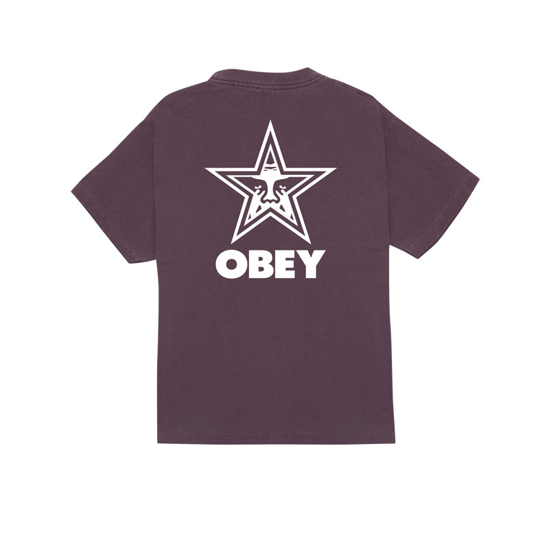 OBEY BOLD STAR PIGMENT BOX TEE