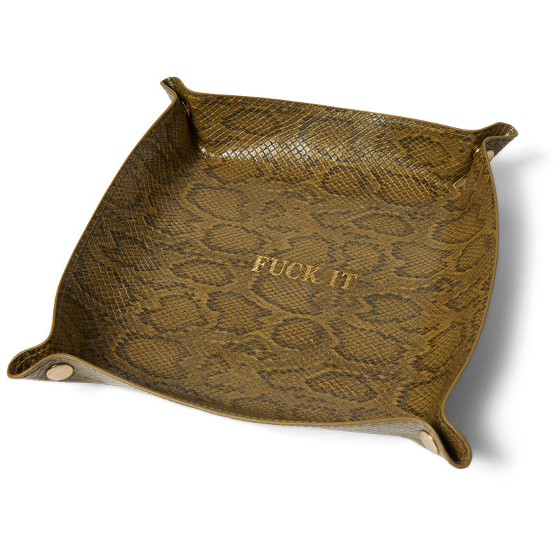 HUF FUCK IT SNAKESKIN CATCHALL