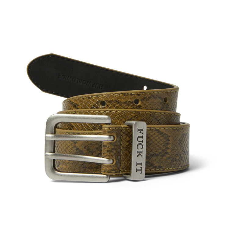 HUF FUCK IT SNAKESKIN BELT