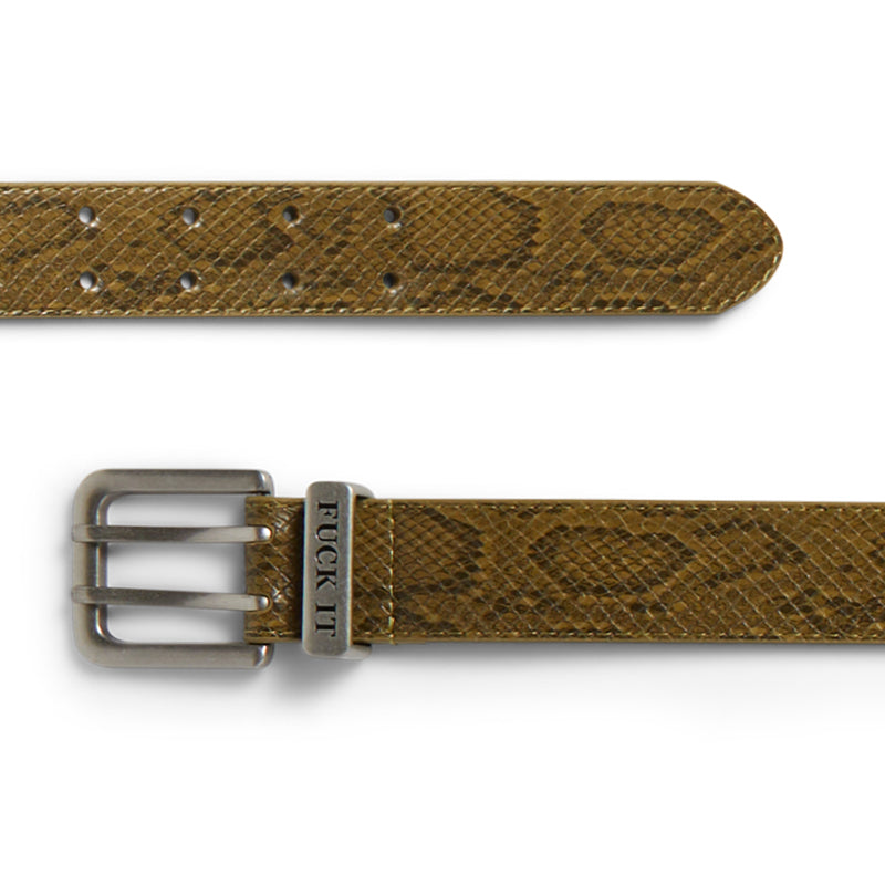 HUF FUCK IT SNAKESKIN BELT
