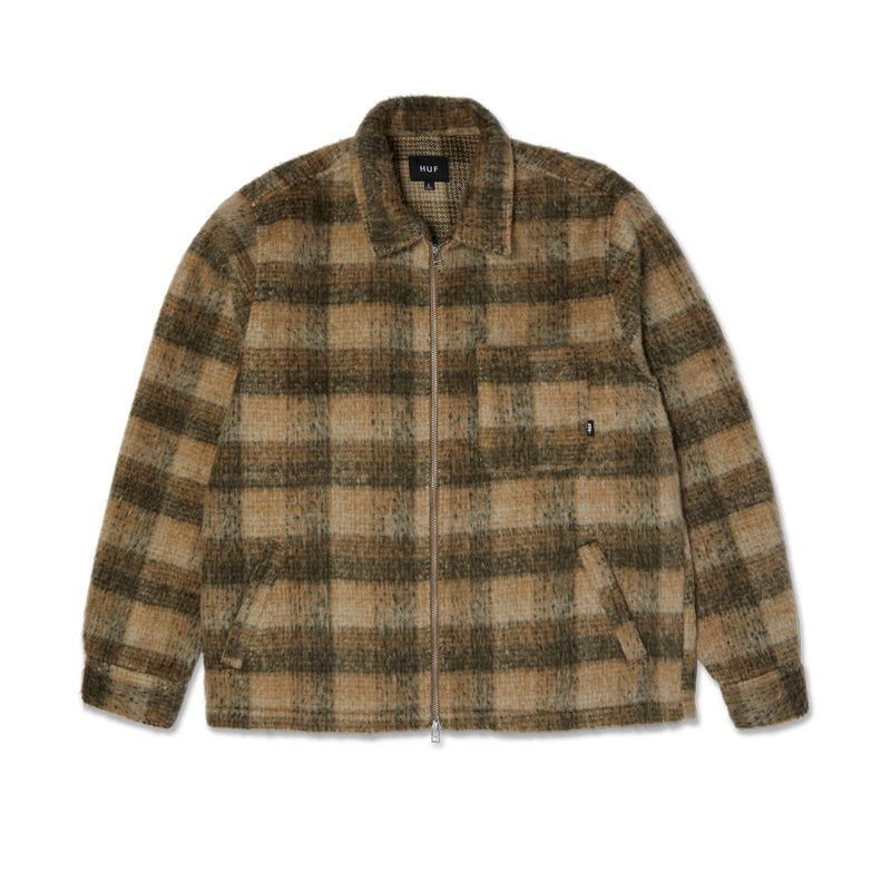 HUF MEGABLAST PLAID JACKET