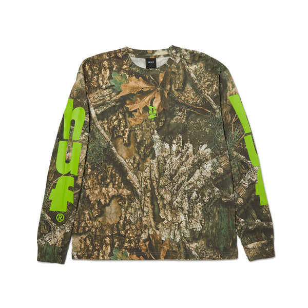 HUF REALTREE MEGABLAST L/S TEE