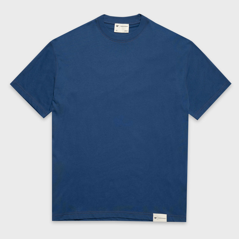 CAT CONTRAST STITCH T-SHIRT