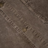 CAT CORDUROY OVERSHIRT WITH ACID WASH