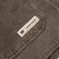 CAT CORDUROY OVERSHIRT WITH ACID WASH