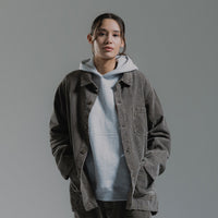 CAT CORDUROY OVERSHIRT WITH ACID WASH