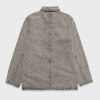 CAT DENIM OVERSHIRT WITH ACID WASH