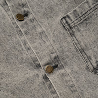 CAT DENIM OVERSHIRT WITH ACID WASH