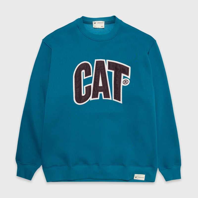 CAT LOGO CREWNECK FLEECE