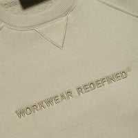 CAT WORKWEAR REDEFINED EMBROIDERY CREWNECK FLEECE