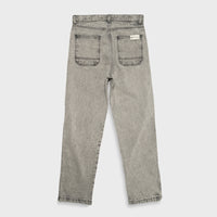 CAT BLACK DENIM 5 PKT PANT WITH ACID WASH