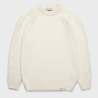 CAT RIBBED KNIT CREWNECK