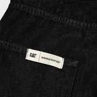 CAT BLACK DENIM 5 PKT PANT