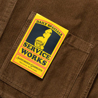 SERVICE WORKS CORDUROY CHORE SHIRT