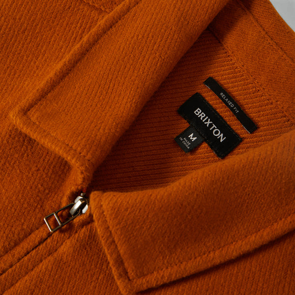 BRIXTON UNION ZIP FLANNEL
