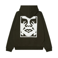OBEY BOLD ICON EXTRA HEAVY HOOD FLEECE