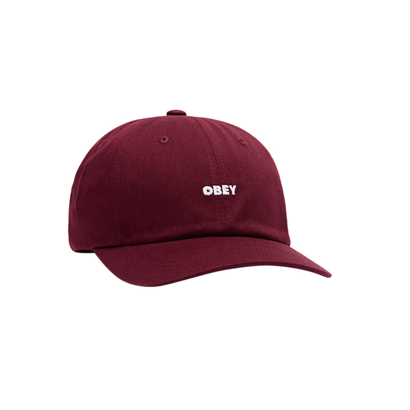 OBEY BOLD CURVE 6 PANEL STRAPBACK HAT