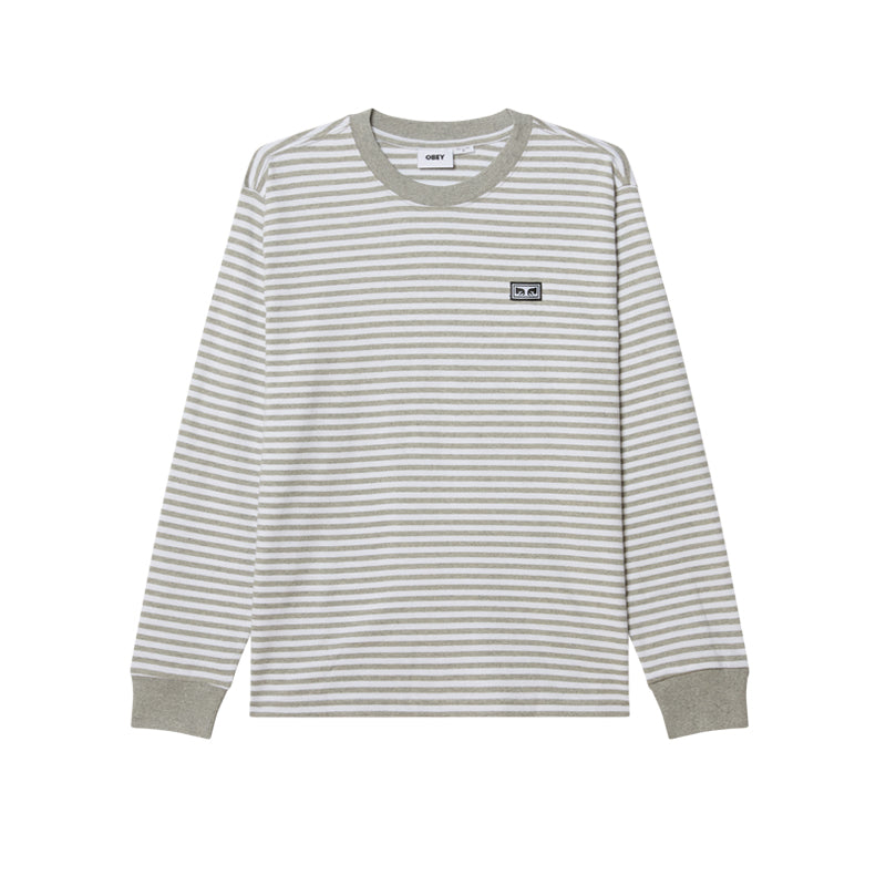 OBEY ESTABLISHED WORKS EYES STRIPE LS TEE