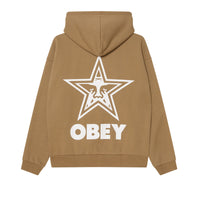 OBEY BOLD STAR EXTRA HEAVY HOOD FLEECE
