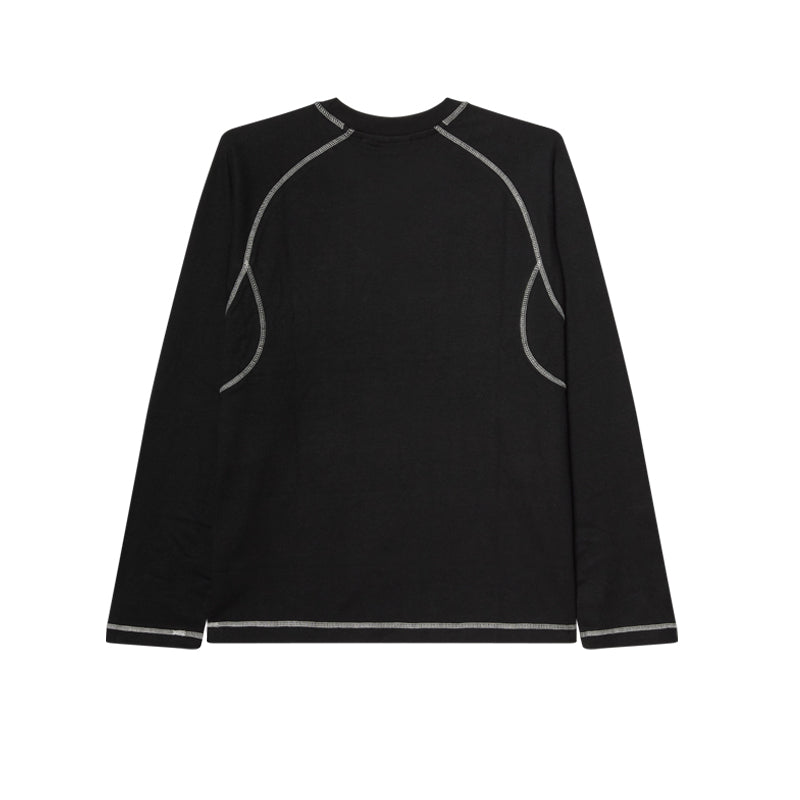 OBEY AARON CONTRAST STITCH LS TEE