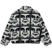 OBEY REPEATED ICON SHERPA JACKET