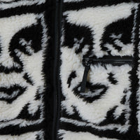 OBEY REPEATED ICON SHERPA JACKET
