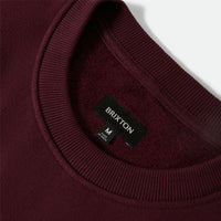 BRIXTON EMBROIDERED HEAVY WEIGHT CREW